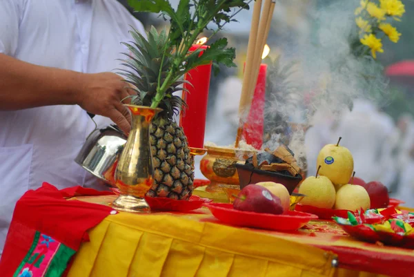 Phuket thailand vegetariska festivalen 2010 — Stockfoto