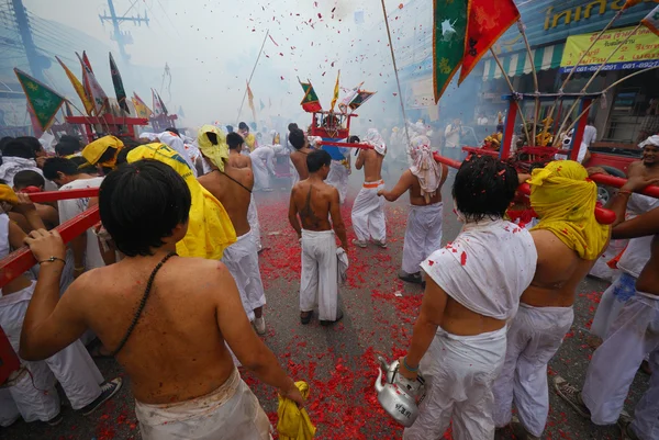 stock image Phuket thailand vegetarian festival 2010