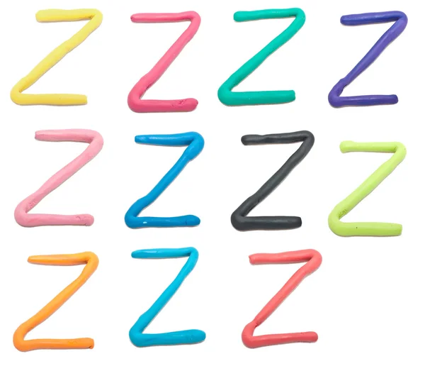 Set of z letter — Stock Photo, Image