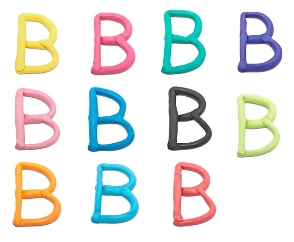 B の文字のセット — ストック写真