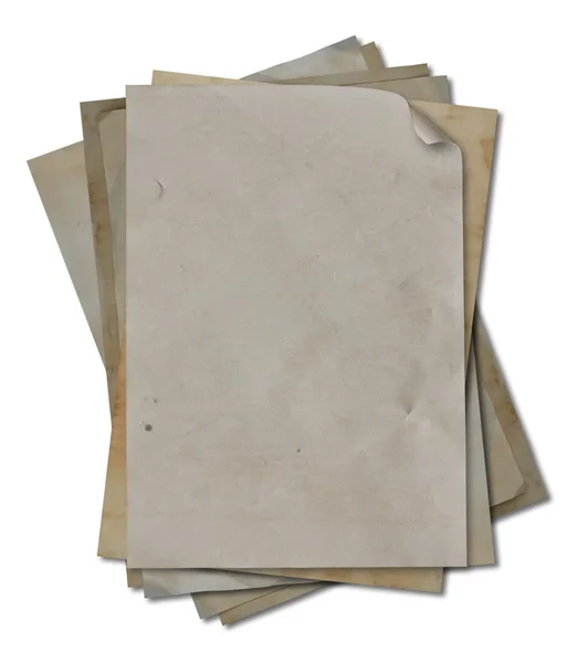 Prázdné staré papíry — Stock fotografie