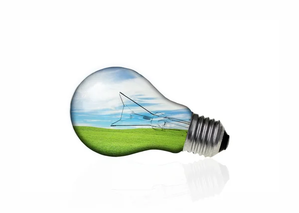 Concepts in light bulb — Stock Photo, Image