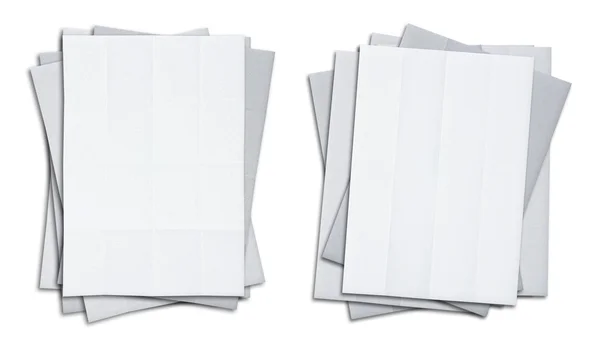 Livro branco em branco — Fotografia de Stock