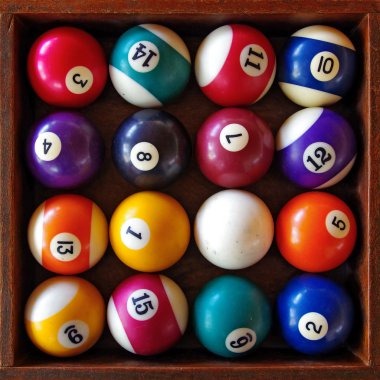 Snooker Balls clipart