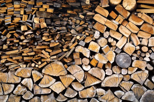 木柴堆 — 图库照片