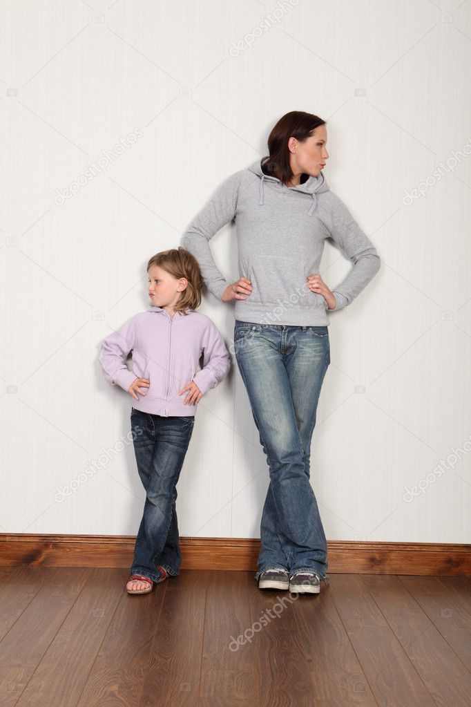 Mother daughter dispute not speaking and angry