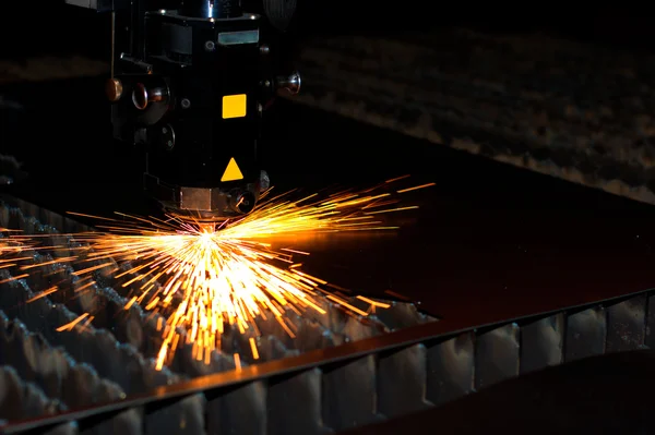 Industriell laser Stockfoto