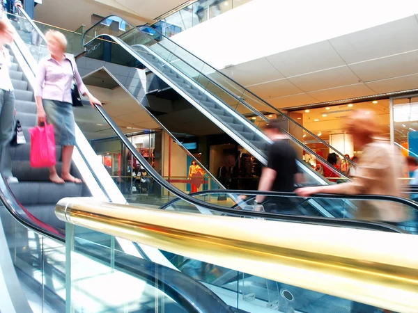 stock image Golden escalators