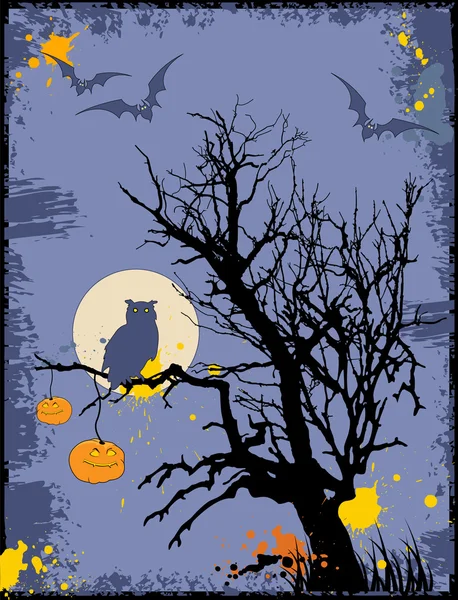 Halloween Grunge fond — Image vectorielle
