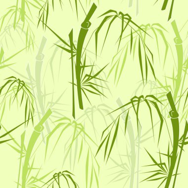 Bamboo seamless pattern clipart