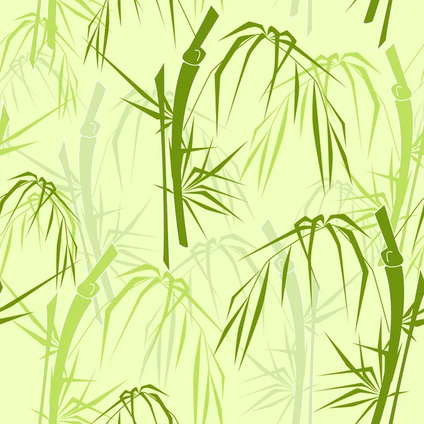 Bambusový bezešvý vzor — Stockový vektor