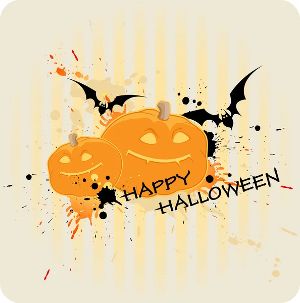 Gestreifter Halloween-Hintergrund — Stockvektor