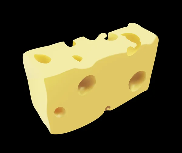 Куб сиру — стоковий вектор