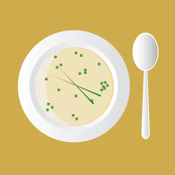 Суп из сливок — стоковый вектор