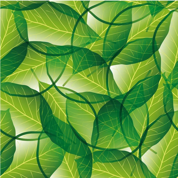 Φύλλα χωρίς ραφή μοτίβο — Διανυσματικό Αρχείο