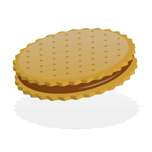 Un biscuit. — Image vectorielle