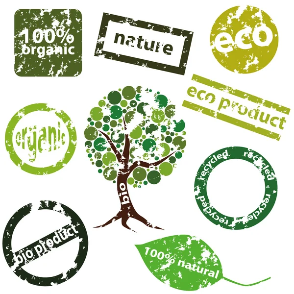 Titres écologiques — Image vectorielle
