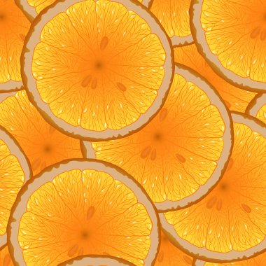 Orange pattern clipart