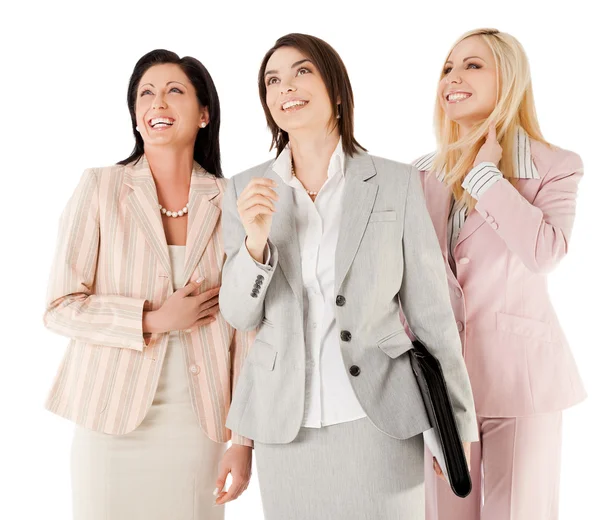 Zufriedene Geschäftsfrauen — Stockfoto