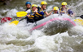 Boat whitewater rafting