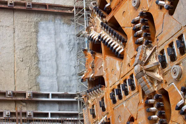 Máquina de perfuração túnel — Fotografia de Stock