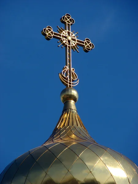 stock image Bell tower with cross