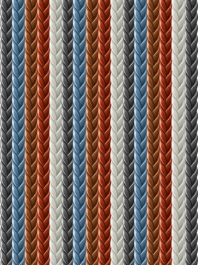 Leather seamless braided plait texture clipart