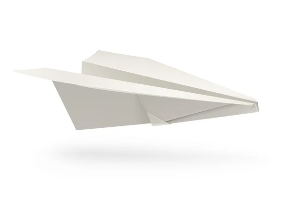 Origami de avión de papel — Vector de stock