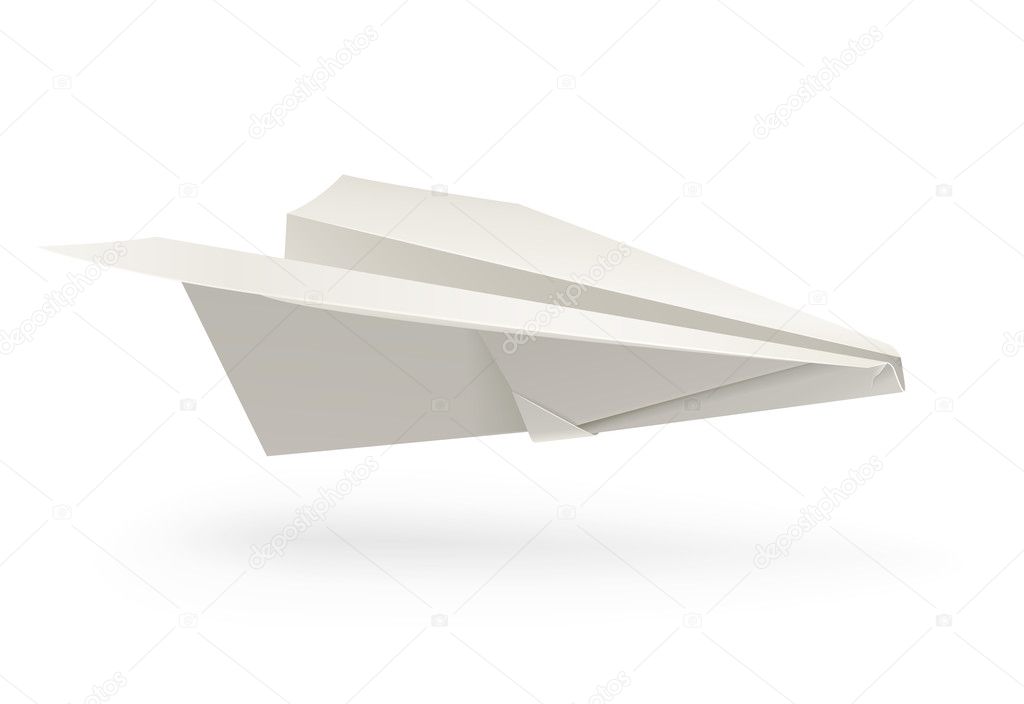 Paper airplane origami