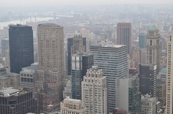 New York.Manhattan.View from Rockfeller Center. — Stock Photo, Image