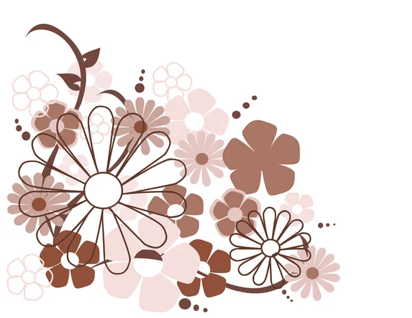 Primavera Flores Ilustração — Fotografia de Stock