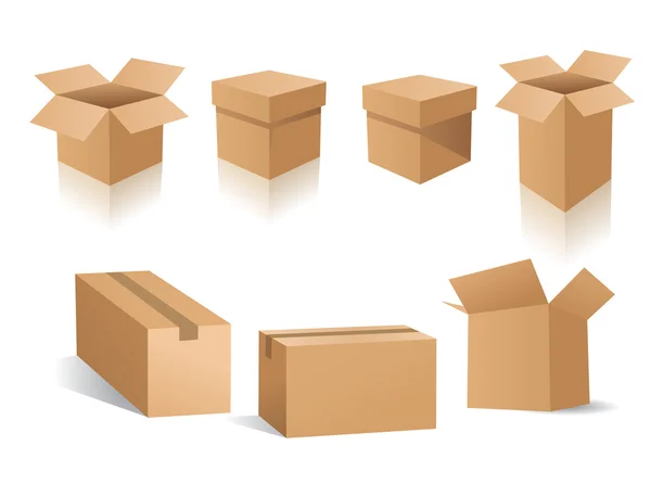 Stock image  boxes