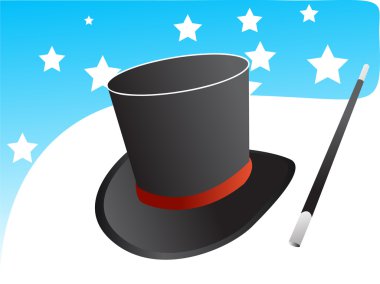 Magic hat clipart