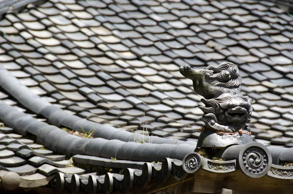 Οροφή του ένα ιαπωνικό ναό — Φωτογραφία Αρχείου