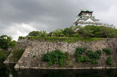 Osaka castle clipart