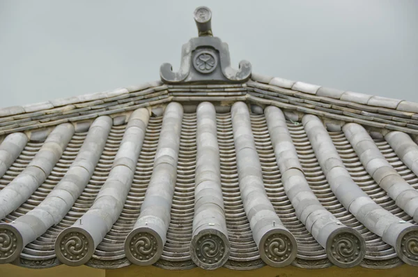 Detalhe de um telhado japonês — Fotografia de Stock