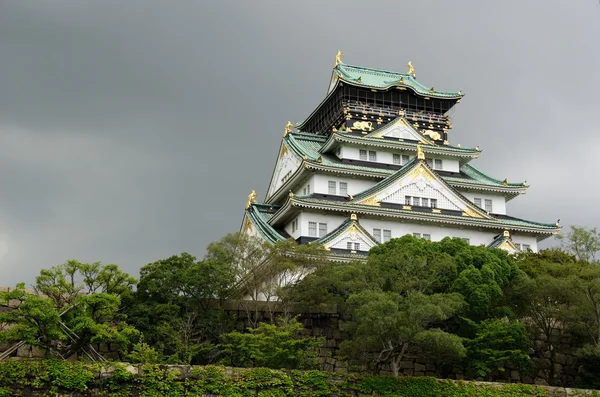 Замок в Осаці — стокове фото