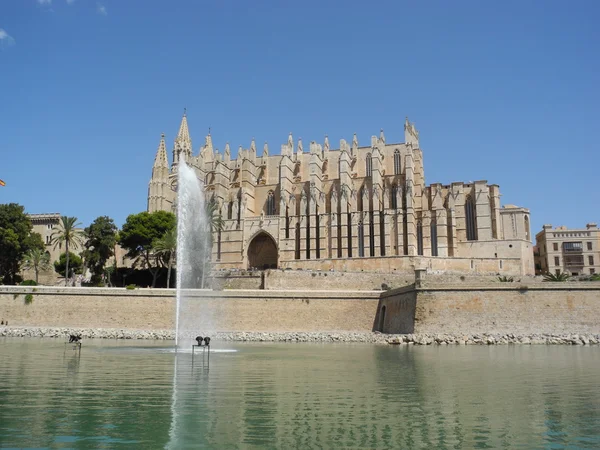 La seu, kathedraal in palma, mallorca, Spanje — Stockfoto
