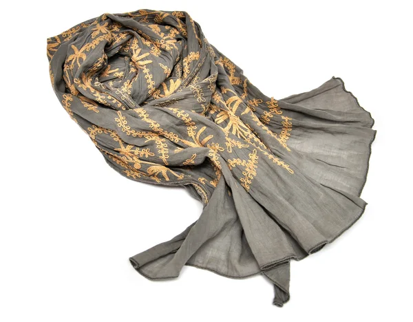 Узорчатый шарф — стоковое фото