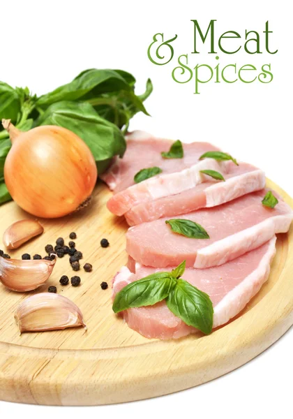 Carne y especias —  Fotos de Stock
