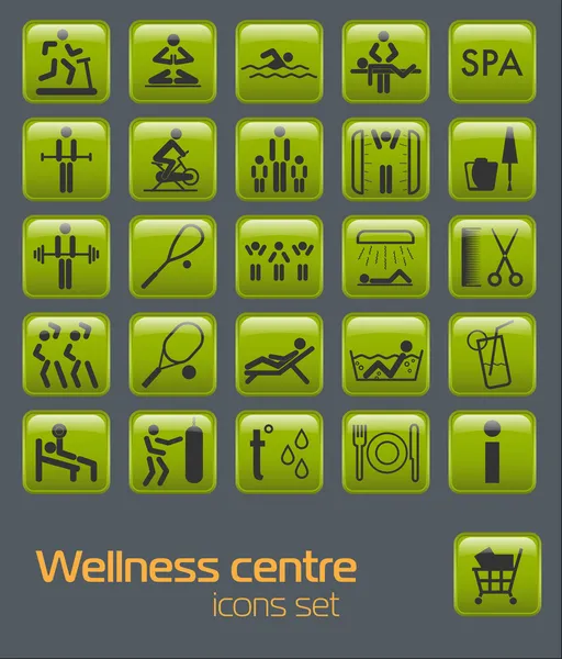 stock vector Fitness icons set