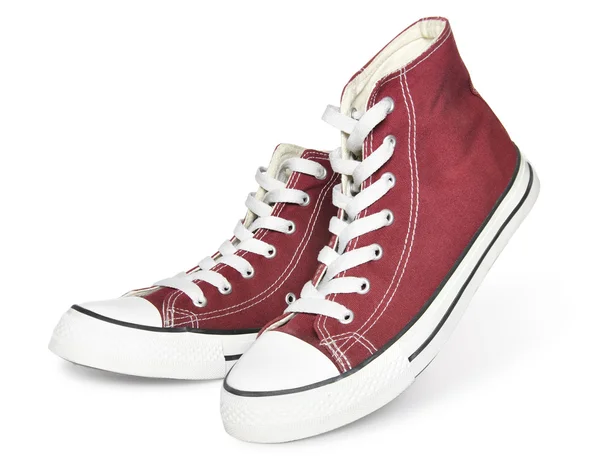 Red sneakers — Stock Photo, Image