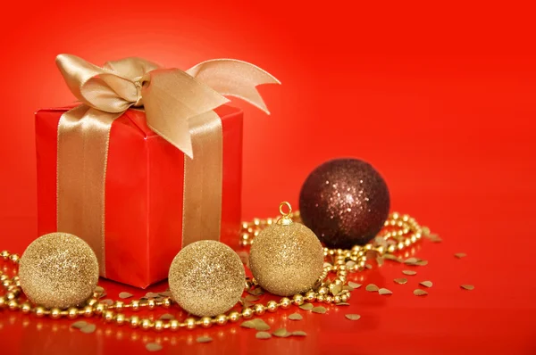 Red gift dox — Stock Photo, Image
