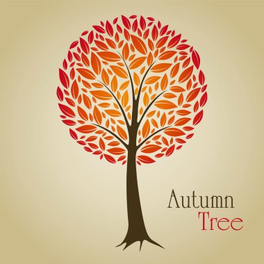 Autumn tree clipart