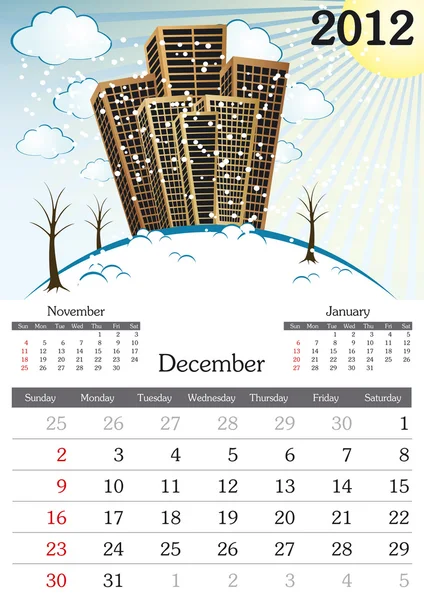 2012 年 12 月 — 图库矢量图片