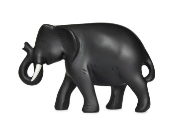 Black elephant clipart