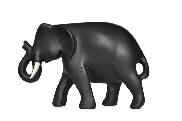 Elefante negro — Fotografia de Stock