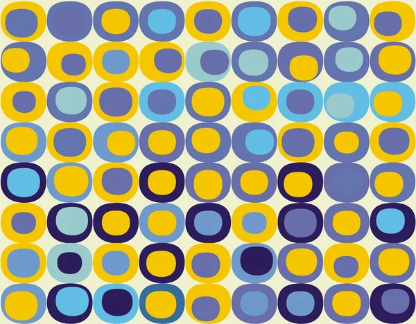 Retro sömlös square mönster — Stock vektor