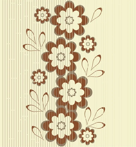 Diseño de fondo sin costura flor — Archivo Imágenes Vectoriales