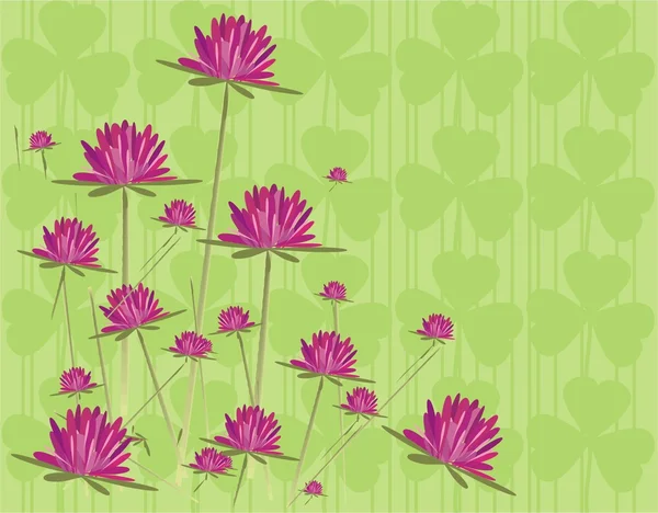 Fleurs sauvages vectorielles — Image vectorielle